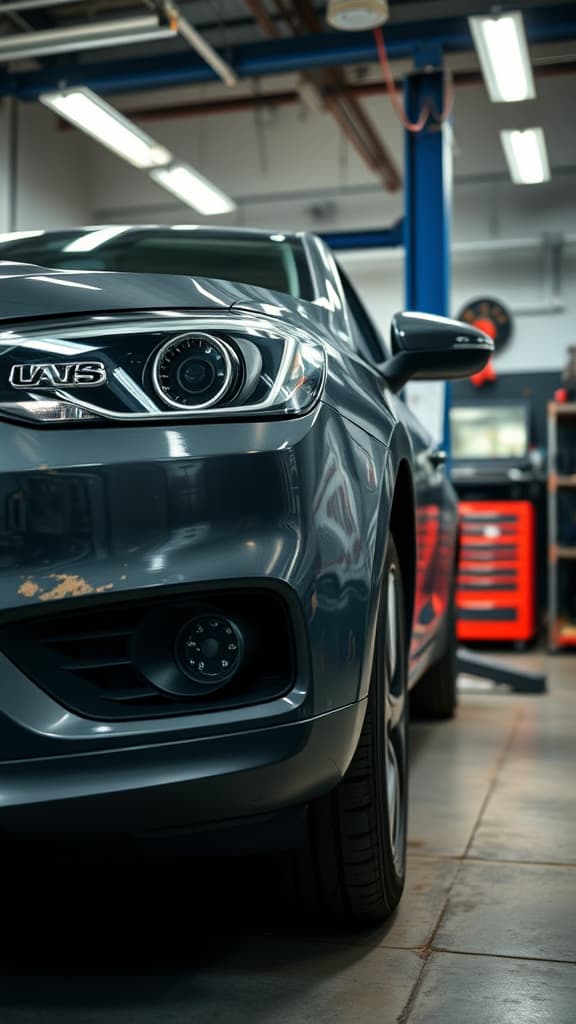 Vehicle before professional auto repair service at Precision Auto Care