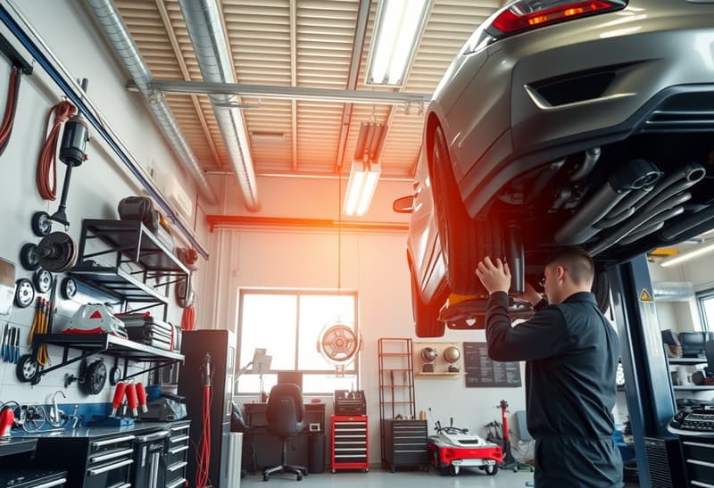 Professional brake and suspension repair service at Precision Auto Care Columbus